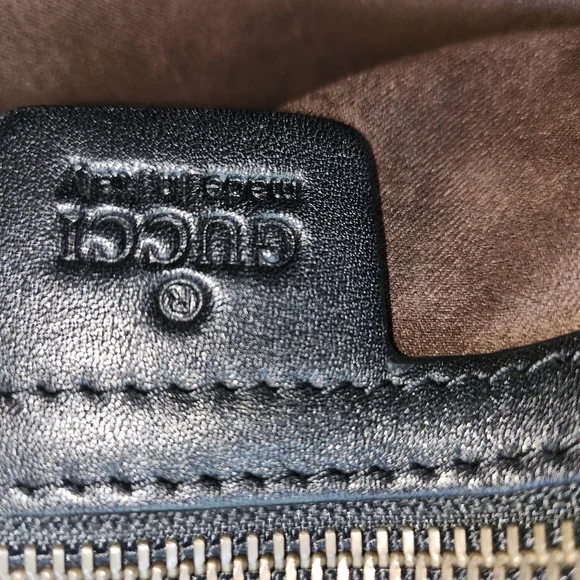 LARGE LEATHER TOTE BY GUCCI - Picture 5 of 10